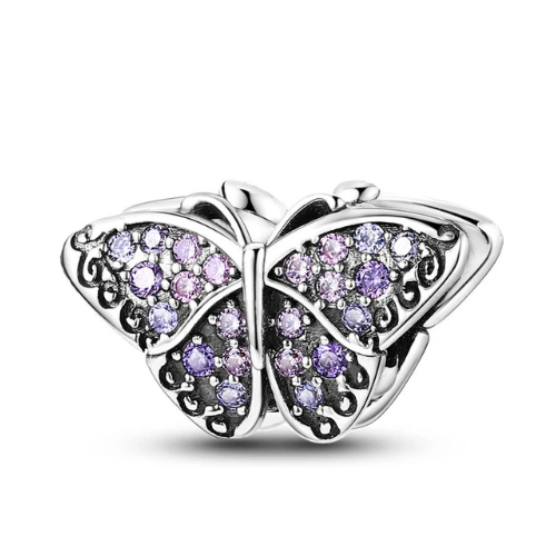 Violet Butterfly Charm