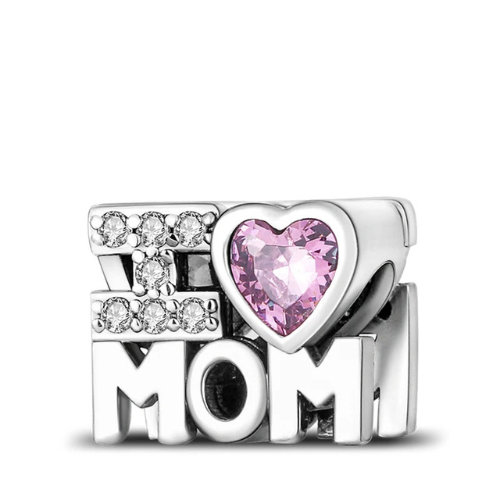 I Love Mom Charm