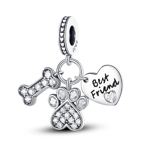 Best Friend Paw Charm